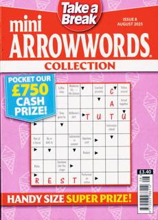 Tab Mini Arrowwords Coll  Magazine Issue NO 8
