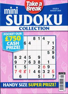 Tab Mini Sudoku Collection Magazine Issue NO 8