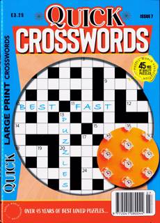 Quick Crosswords Magazine Issue NO 7
