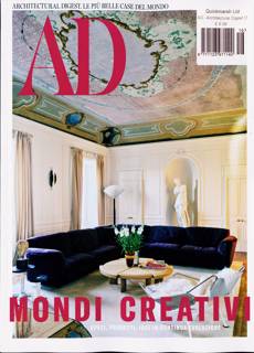 Architectural Digest Italian Magazine Issue NO 516