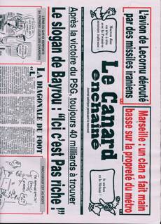 Le Canard Enchaine Magazine Issue NO5456