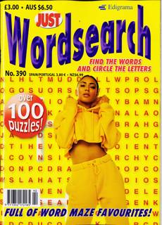 Just Wordsearch Magazine Issue NO 390