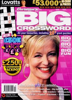 Lovatts Big Crossword Magazine Issue NO 403