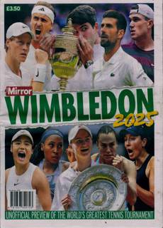 Wimbledon Preview 2025 Magazine Issue ONE SHOT
