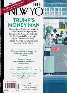 New Yorker Magazine Issue 28/07/2025