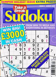 Take A Break Sudoku Magazine Issue NO 9