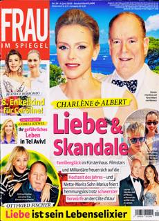 Frau Im Spiegel Weekly Magazine Issue NO24