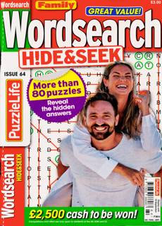 Family Wordsearch Hide Seek Magazine Issue NO 64