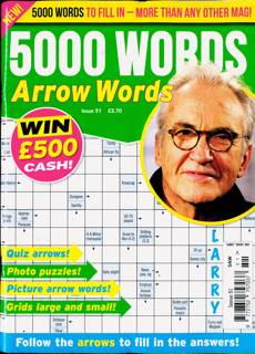 5000 Words Arrowwords Magazine Issue NO 51