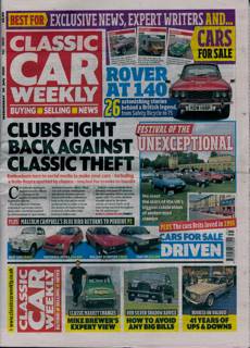 Classic Car Weekly Magazine Issue 30/07/2025