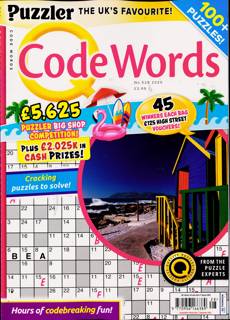 Puzzler Q Code Words Magazine Issue NO 528