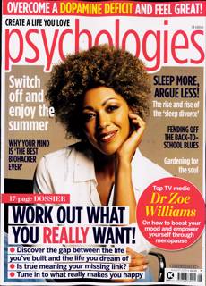 Psychologies Magazine Issue AUG 25