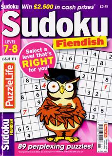 Puzzlelife Sudoku L7&8 Magazine Issue NO 111