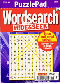 Puzzlelife Ppad Wordsearch H&S Magazine Issue NO 66