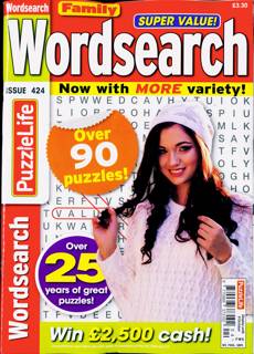 Family Wordsearch Magazine Issue NO 424