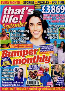 Thats Life Monthly Magazine Issue SEP 25