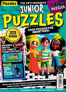 Puzzler Q Junior Puzzles Magazine Issue NO 312