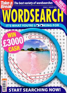 Take A Break Wordsearch Magazine Issue NO 9