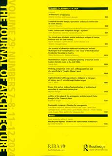 Journal Of Architecture Magazine Issue VOL29N7/8