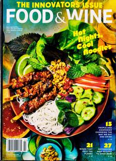 Food & Wine Usa Magazine Issue JUL 25