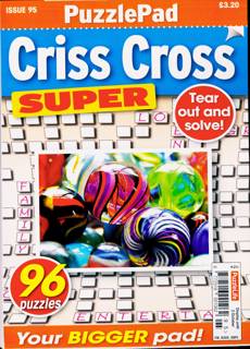 Puzzlelife Criss Cross Super Magazine Issue NO 95