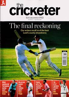 Cricketer Magazine Issue SEP 25