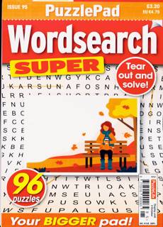 Puzzlelife Wordsearch Super Magazine Issue NO 95