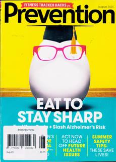 Prevention Magazine Issue AUG 25