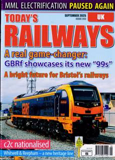 Todays Railways Uk Magazine Issue SEP 25