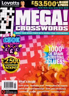 Lovatts Mega Crosswords Magazine Issue NO 99