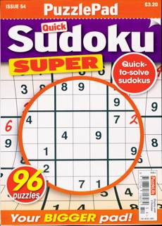 Puzzlelife Sudoku Super Magazine Issue NO 54