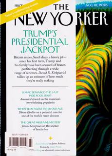New Yorker Magazine Issue 18/08/2025