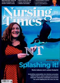 Nursing Times Magazine Issue AUG 25