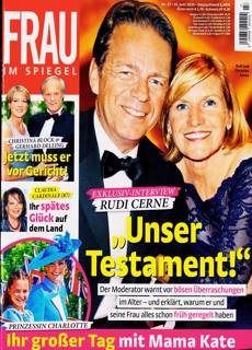 Frau Im Spiegel Weekly Magazine Issue NO27