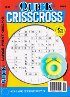 Quick Criss Cross Magazine Issue NO 4