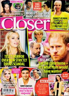 Closer Magazine Issue 16/08/2025