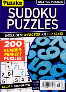Puzzler Sudoku Puzzles Magazine Issue NO 266