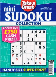 Tab Mini Sudoku Collection Magazine Issue NO 9