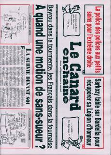 Le Canard Enchaine Magazine Issue NO5460