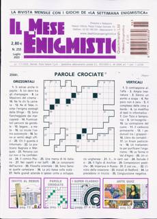 Il Mese Enigmistico Magazine Issue NO255