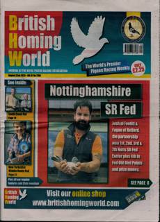 British Homing World Magazine Issue NO 7799