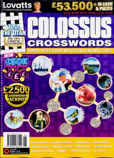 Lovatts Colossus Crossword Magazine Issue NO 406