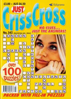 Just Criss Cross Magazine Issue NO 343