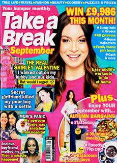 Take A Break Monthly Magazine Issue SEP 25