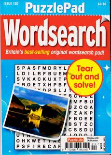 Puzzlelife Ppad Wordsearch Magazine Issue NO 120