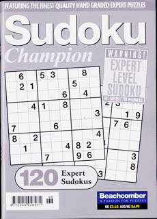 Sudoku Champion Magazine Issue NO 98