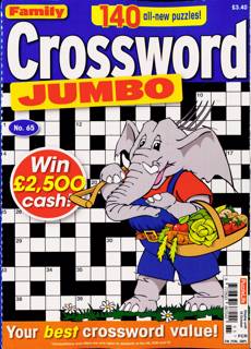 Family Crossword Jumbo Magazine Issue NO 65