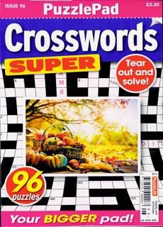 Puzzlelife Crossword Super Magazine Issue NO 96