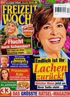 Freizeit Woche Magazine Issue NO 34