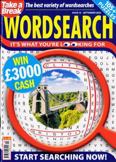 Take A Break Wordsearch Magazine Issue NO 10